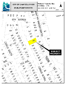 783 Thulin Street Subject Property Map