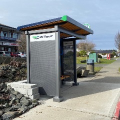 Picture new bus shelter