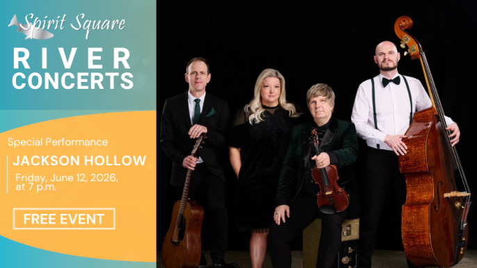Jackson Hollow pose for the camera with string instruments dressed in formal wear.